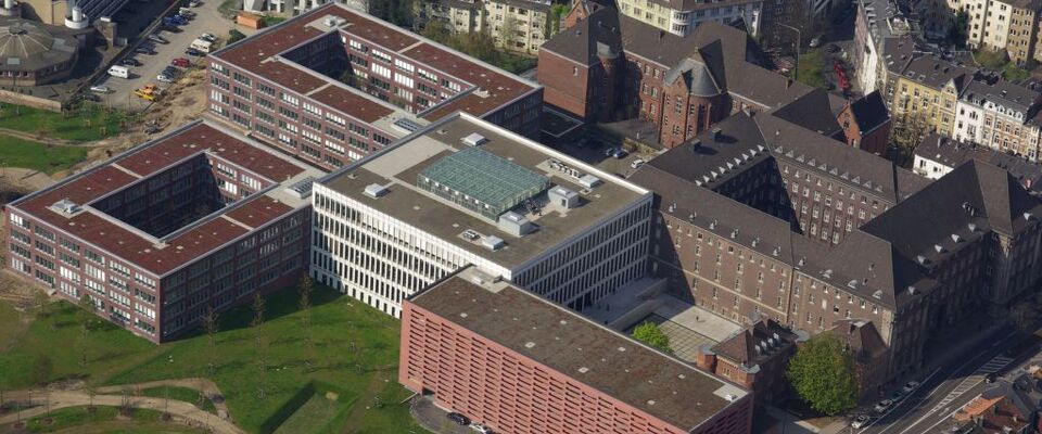Luftbild des JZ Aachen