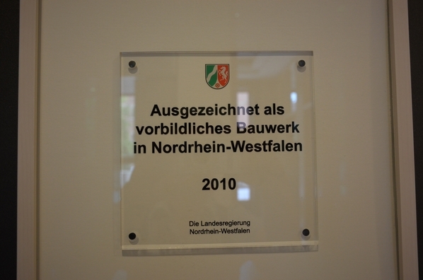 Auszeichnung als vorbildliches Bauwerk